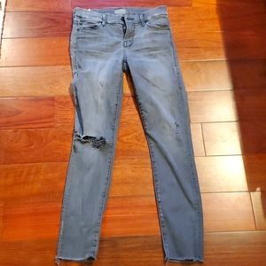 Mother distressed jeans